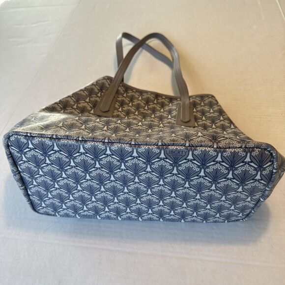Liberty of London Grey Blue Marlborough Handbag Purse Iphis Tote HTF - Picture 5 of 9